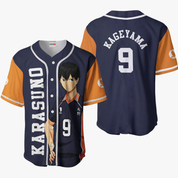 Tobio Kageyama Anime Haikyu!! Otaku Cosplay Shirt Anime Baseball Jersey