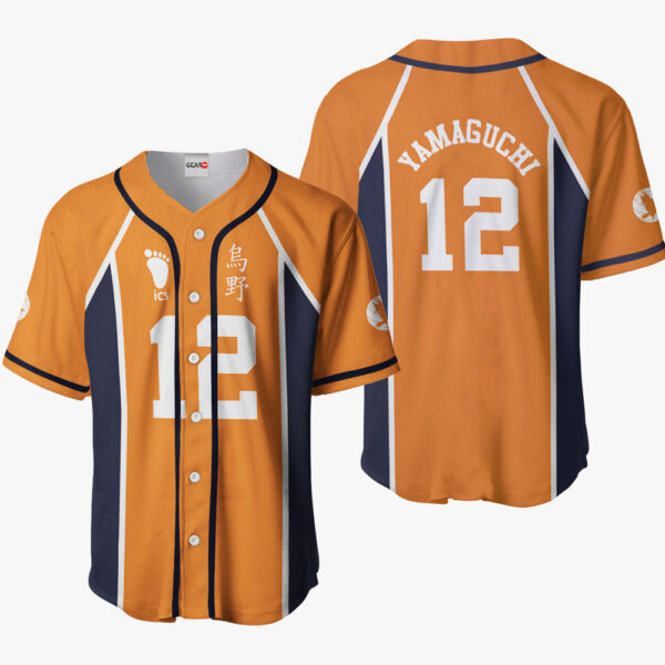 Tadashi Yamaguchi Anime Haikyu!! Otaku Cosplay Shirt Anime Baseball Jersey Costume