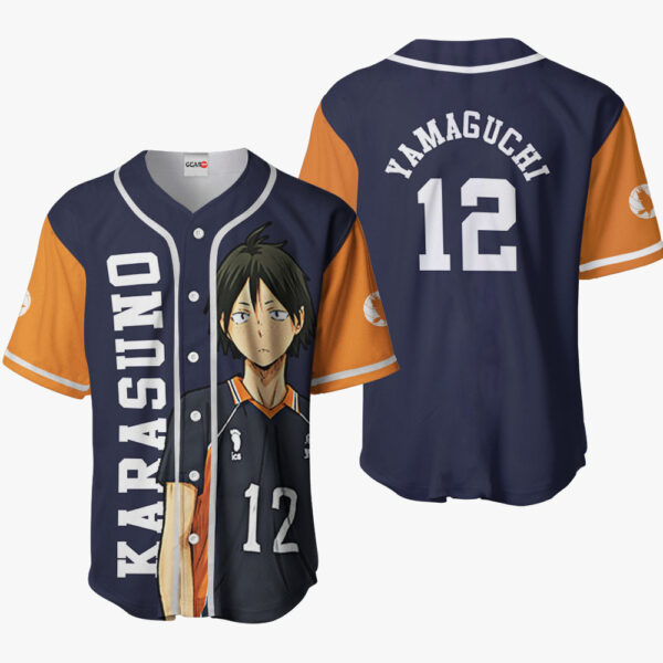 Tadashi Yamaguchi Anime Haikyu!! Otaku Cosplay Shirt Anime Baseball Jersey