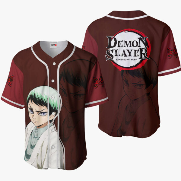 Yushiro Anime Demon Slayer Otaku Cosplay Shirt Anime Baseball Jersey