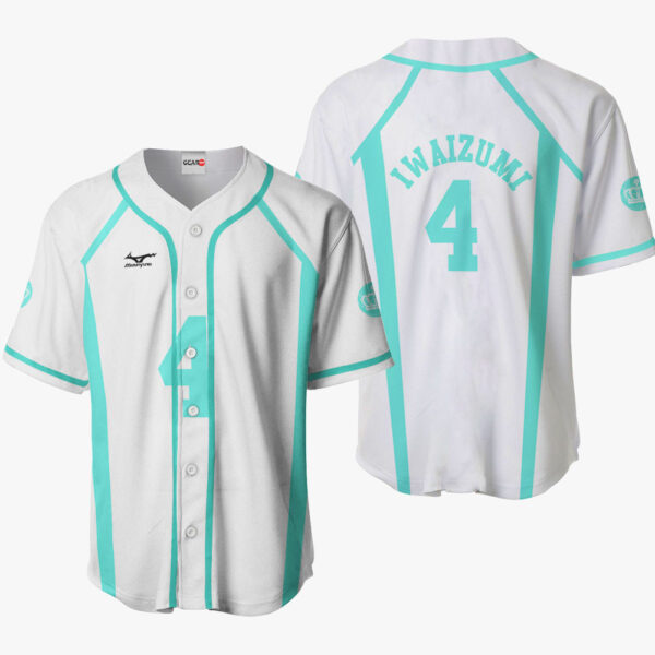 Hajime Iwaizumi Anime Haikyu!! Otaku Cosplay Shirt Anime Baseball Jersey Costume