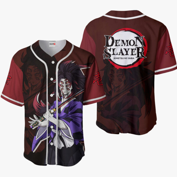 Kokushibo Anime Otaku Cosplay Shirt Anime Baseball Jersey