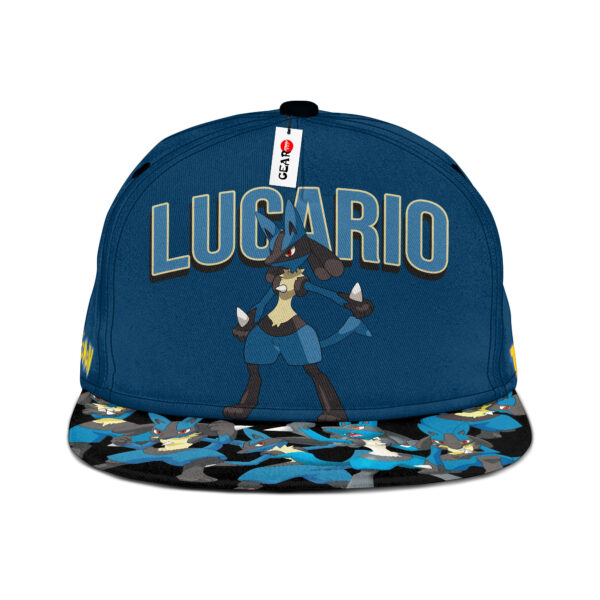 Lucario Snapback Hat Pokemon Snapback Hat Anime Snapback Hat