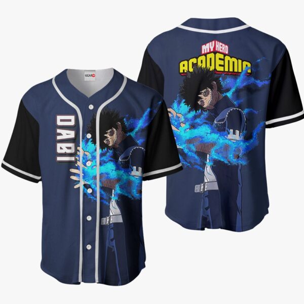 Dabi Anime My Hero Academia Otaku Cosplay Shirt Anime Baseball Jersey