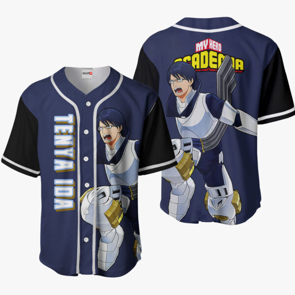 Tenya Iida Anime My Hero Academia Otaku Cosplay Shirt Anime Baseball Jersey