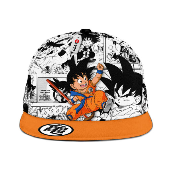 Goku Kid Snapback Hat Dragon Ball Z Snapback Hat Anime Snapback Hat
