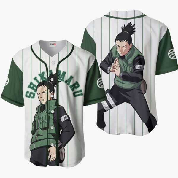 Shikamaru Nara Anime Naruto Otaku Cosplay Shirt Anime Baseball Jersey