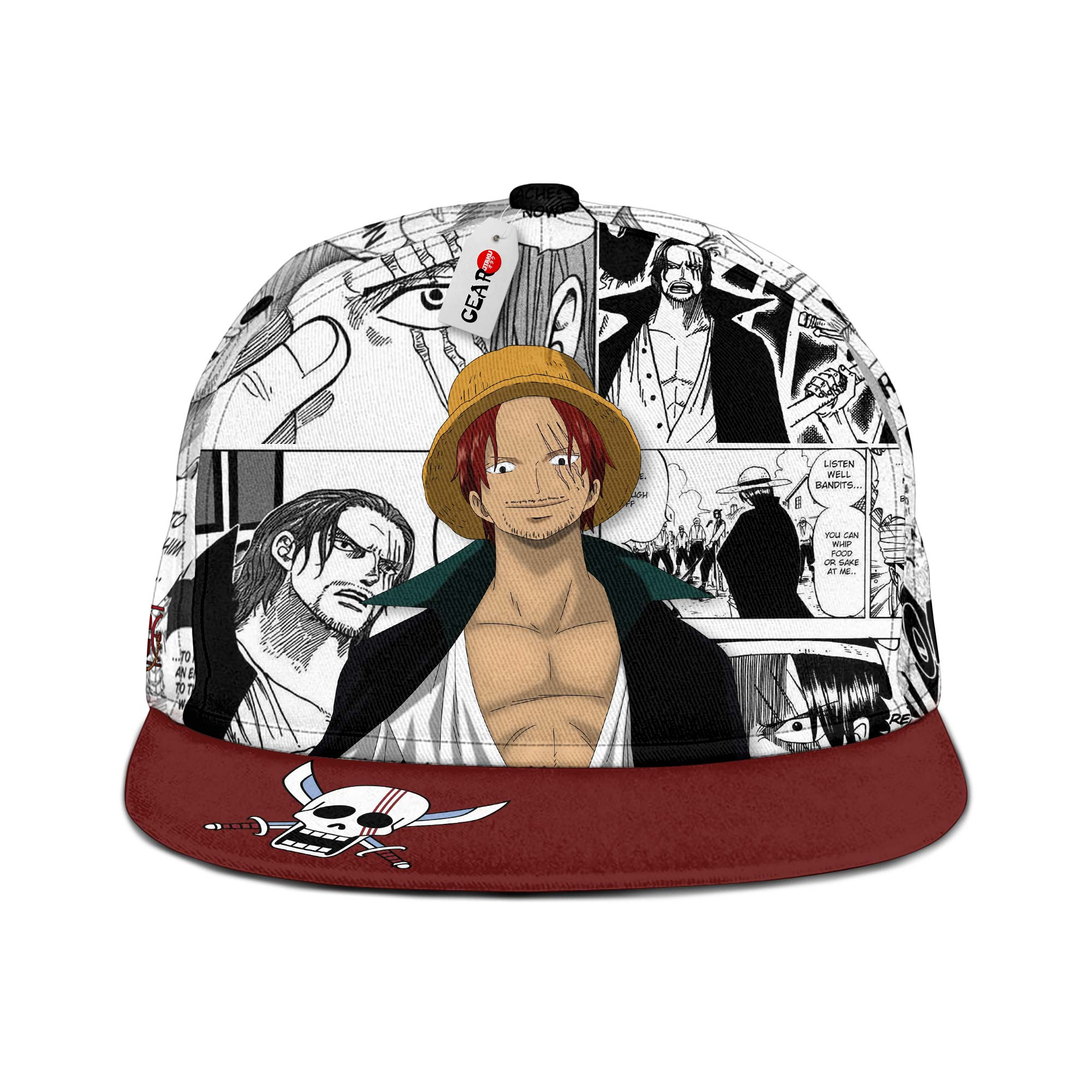 Shanks Snapback Hat One Piece Snapback Hat Anime Snapback Hat