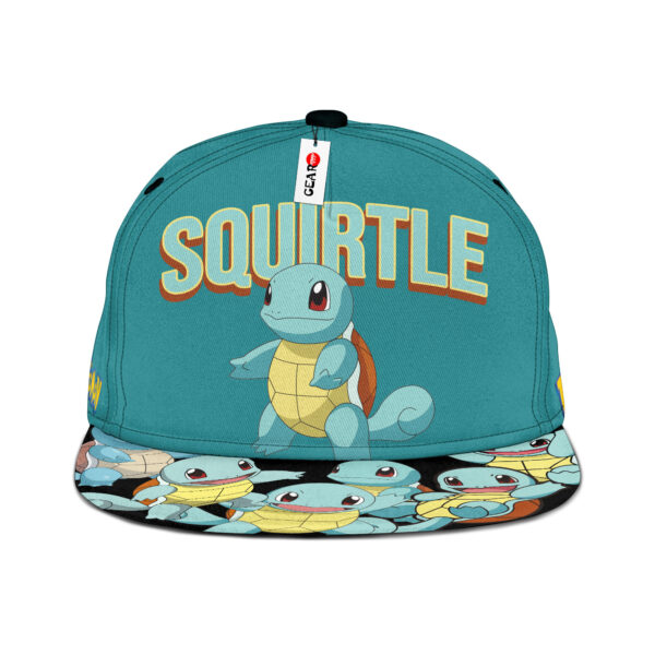 Squirtle Snapback Hat Pokemon Snapback Hat Anime Snapback Hat