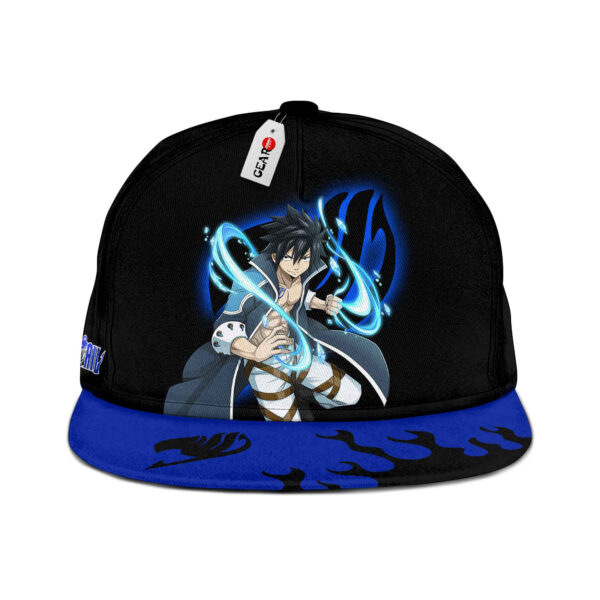 Gray Fullbuster Snapback Hat Fairy Tail Snapback Hat Anime Snapback Hat