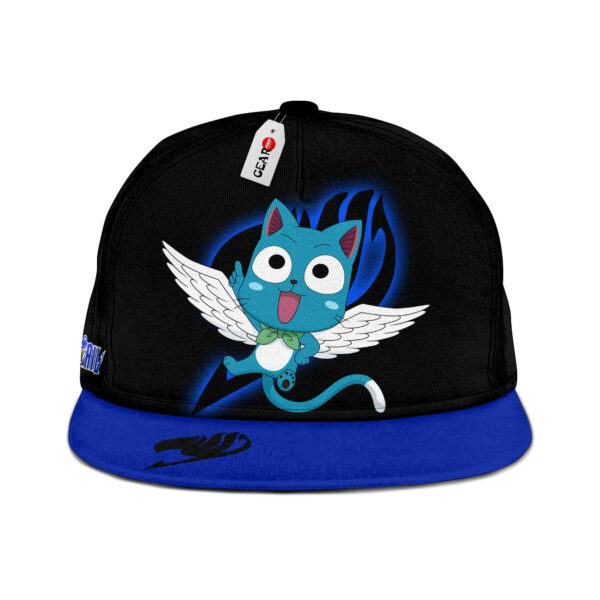 Happy Snapback Hat Fairy Tail Snapback Hat Anime Snapback Hat