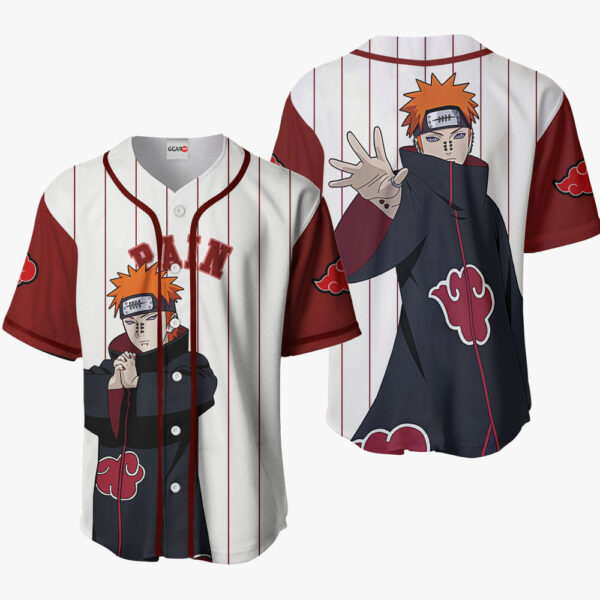 Pain Anime Naruto Otaku Cosplay Shirt Anime Baseball Jersey