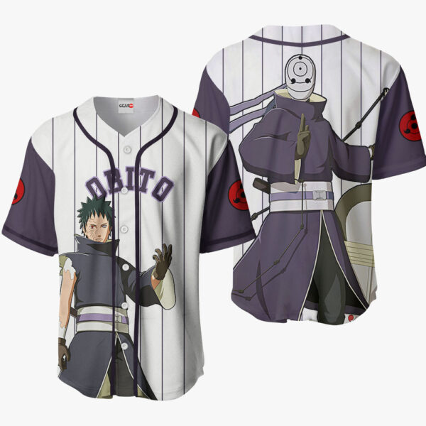 Obito Uchiha Anime Naruto Otaku Cosplay Shirt Anime Baseball Jersey