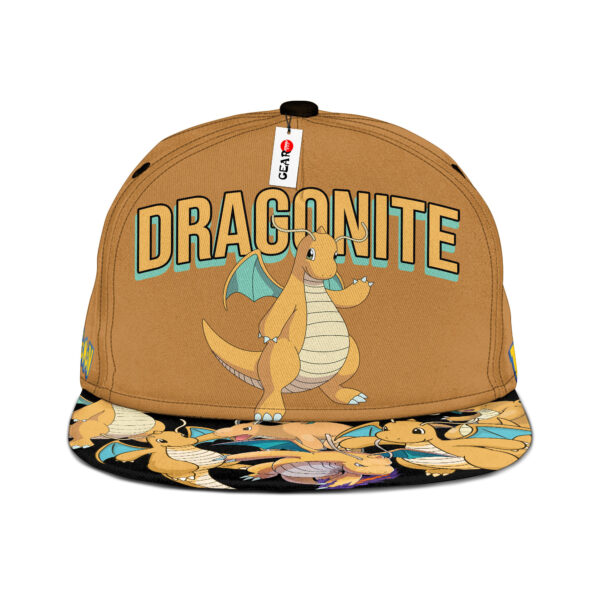Dragonite Snapback Hat Pokemon Snapback Hat Anime Snapback Hat