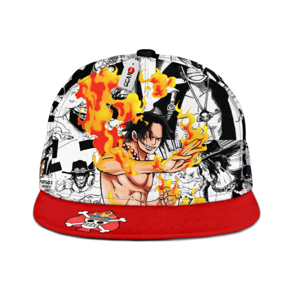 Portgas D Snapback Hat One Piece Snapback Hat Anime Snapback Hat