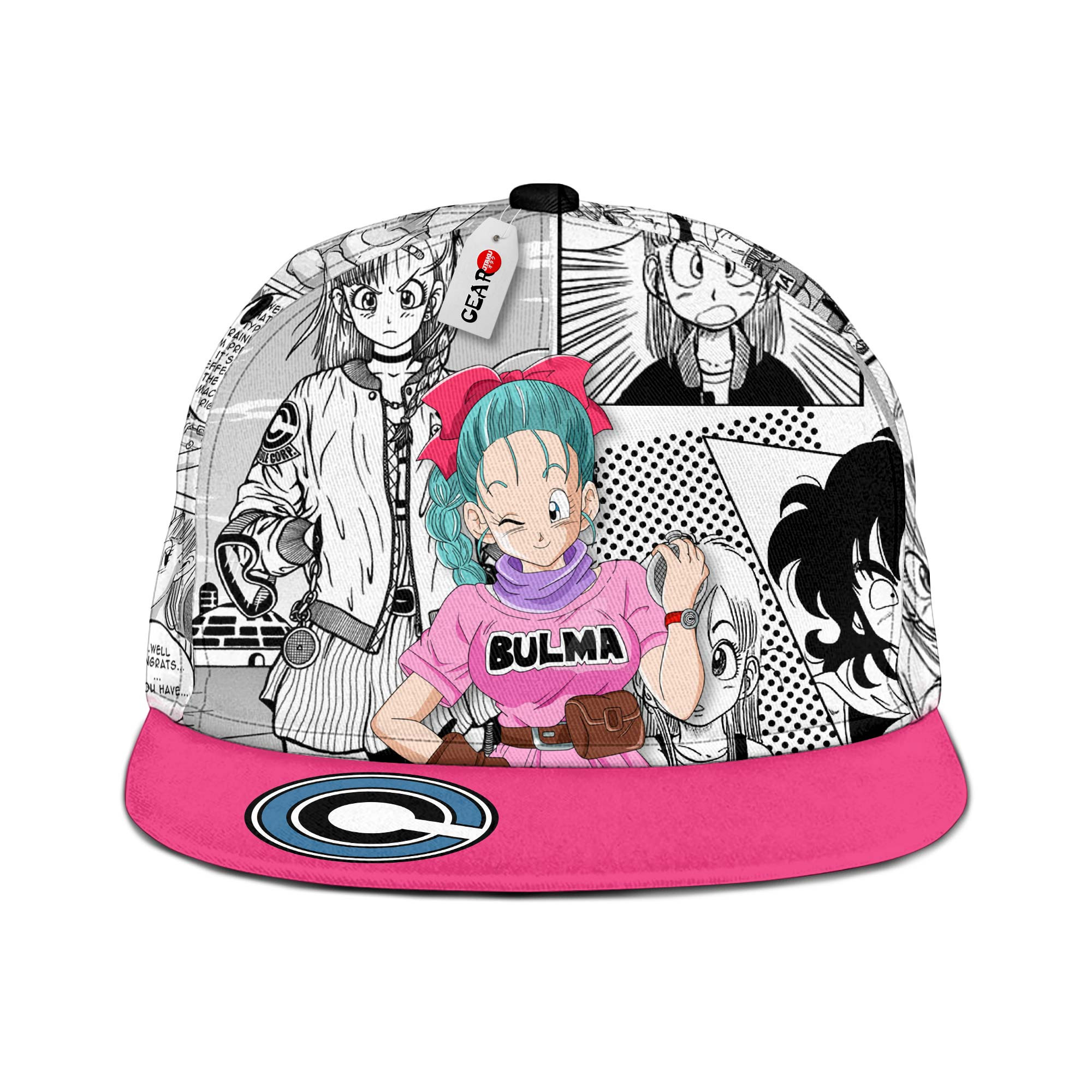 Bulma Snapback Hat Dragon Ball Z Snapback Hat Anime Snapback Hat