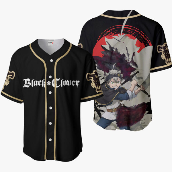 Asta Anime Black Clover Otaku Cosplay Shirt Anime Baseball Jersey