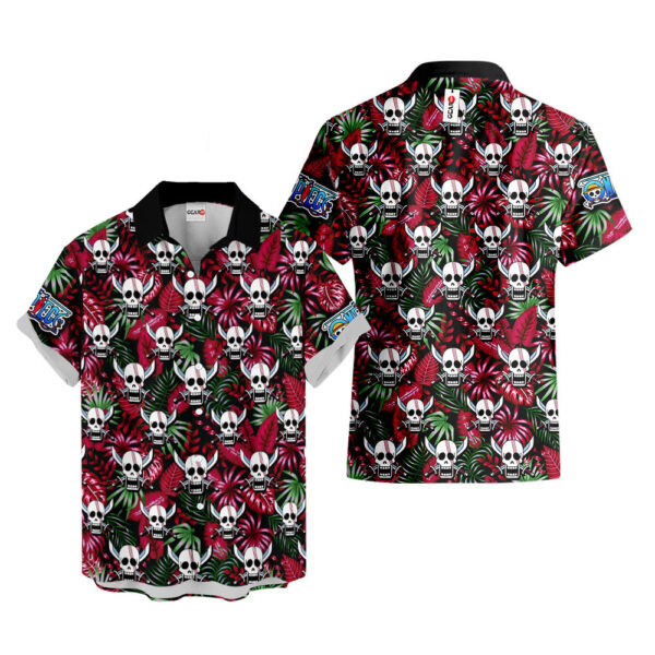 Shanks Symbol Hawaiian Shirt One Piece Hawaiian Shirt Anime Hawaiian Shirt
