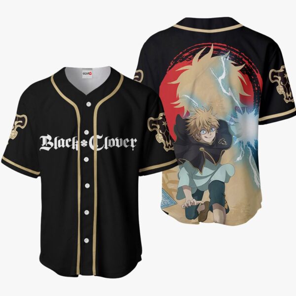 Luck Voltia Anime Black Clover Otaku Cosplay Shirt Anime Baseball Jersey