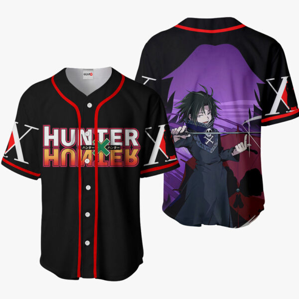 Feitan Portor Anime Hunter x Hunter Otaku Cosplay Shirt Anime Baseball Jersey