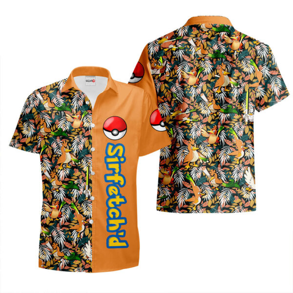 Sirfetch'd Hawaiian Shirt Pokemon Hawaiian Shirt Anime Hawaiian Shirt