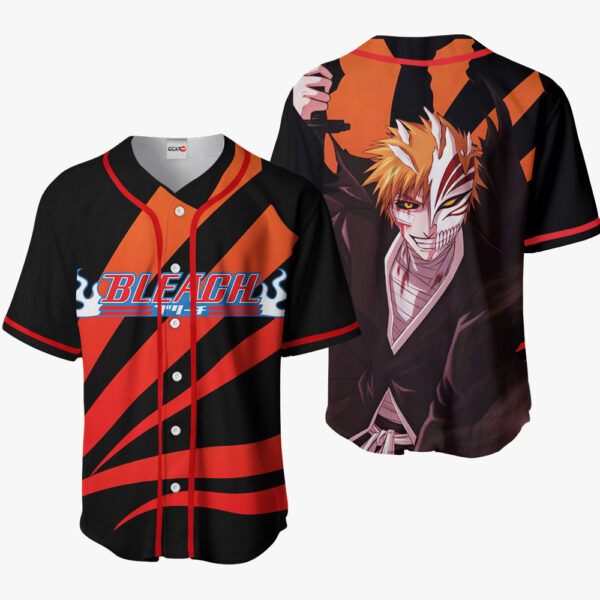Ichigo Kurosaki Anime Bleach Otaku Cosplay Shirt Anime Baseball Jersey