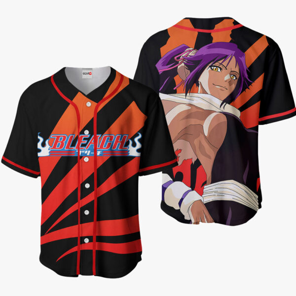 Yoruichi Shihouin Anime Bleach Otaku Cosplay Shirt Anime Baseball Jersey