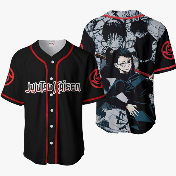 Maki Zenin Anime Jujutsu Kaisen Otaku Cosplay Shirt Anime Baseball Jersey