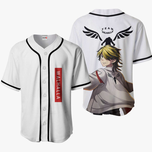 Kazutora Hanemiya Anime Tokyo Revengers Otaku Cosplay Shirt Anime Baseball Jersey
