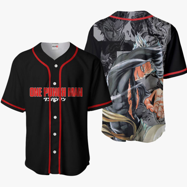 Garou Anime One-Punch Man Otaku Cosplay Shirt Anime Baseball Jersey
