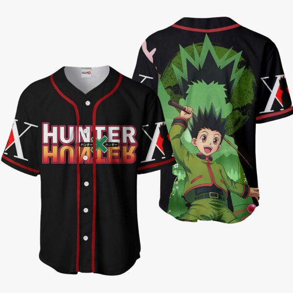 Gon Freecss Anime Hunter x Hunter Otaku Cosplay Shirt Anime Baseball Jersey