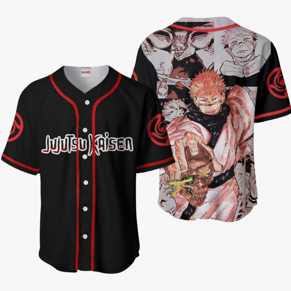 Sukuna Ryoumen Anime Jujutsu Kaisen Otaku Cosplay Shirt Anime Baseball Jersey
