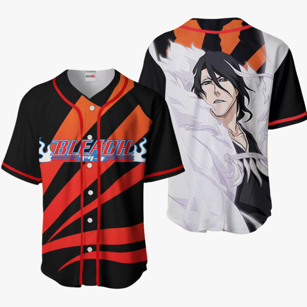 Byakuya Kuchiki Anime Bleach Otaku Cosplay Shirt Anime Baseball Jersey