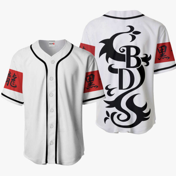 Black Dragon Anime Tokyo Revengers Otaku Cosplay Shirt Anime Baseball Jersey