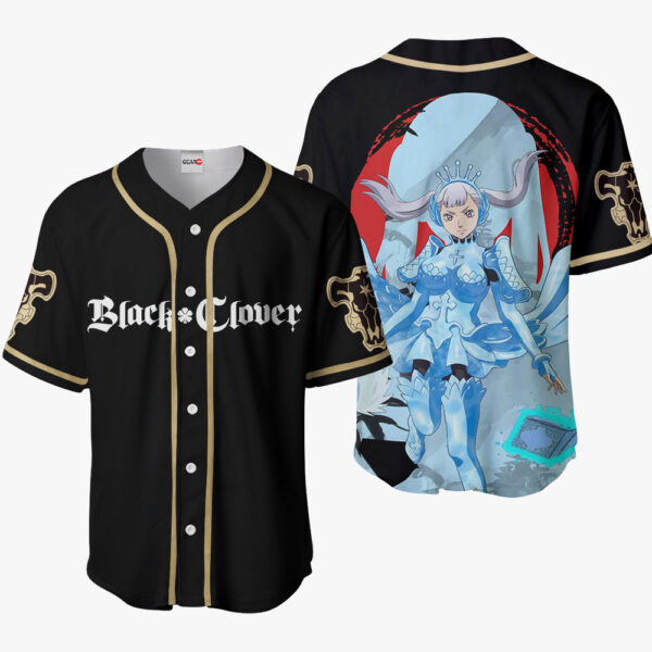 Noelle Silva Anime Black Clover Otaku Cosplay Shirt Anime Baseball Jersey