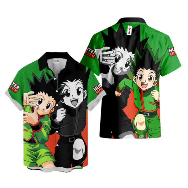 Gon Freecss Hawaiian Shirt Hunter x Hunter Hawaiian Shirt Anime Hawaiian Shirt