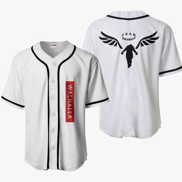 Valhalla Anime Tokyo Revengers Otaku Cosplay Shirt Anime Baseball Jersey