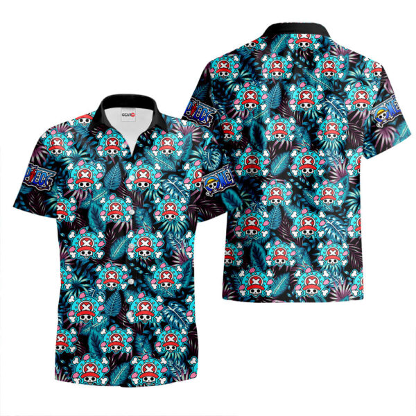 Tony Tony Chopper Symbol Hawaiian Shirt One Piece Hawaiian Shirt Anime Hawaiian Shirt