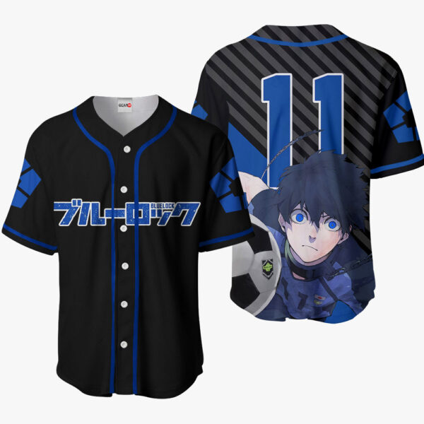 Yoichi Isagi Anime Blue Lock Otaku Cosplay Shirt Anime Baseball Jersey