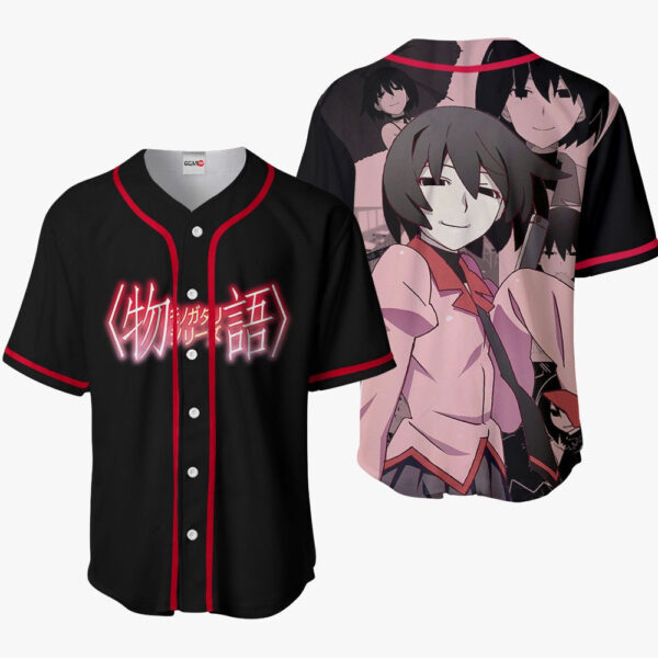 Ougi Oshino Anime Bakemonogatari Otaku Cosplay Shirt Anime Baseball Jersey