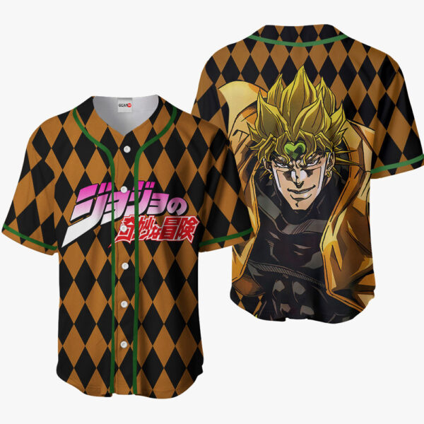 Dio Brando Anime JoJo's Bizarre Adventure Otaku Cosplay Shirt Anime Baseball Jersey