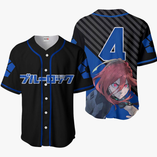Hyoma Chigiri Anime Blue Lock Otaku Cosplay Shirt Anime Baseball Jersey