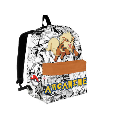 Arcanine Pokemon Backpack Mix Manga Anime Backpack