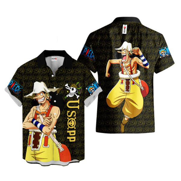Usopp Hawaiian Shirt One Piece Hawaiian Shirt Anime Hawaiian Shirt