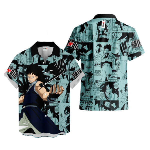 Gajeel Redfox Hawaiian Shirt Fairy Tail Hawaiian Shirt Anime Hawaiian Shirt