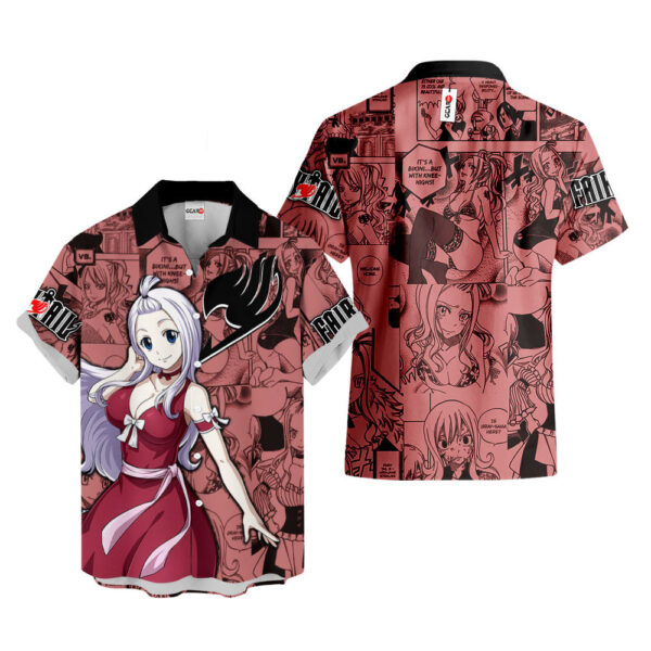 Mirajane Strauss Hawaiian Shirt Fairy Tail Hawaiian Shirt Anime Hawaiian Shirt