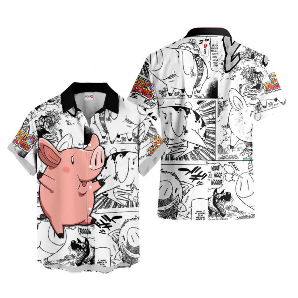 Hawk Hawaiian Shirt The Seven Deadly Sins Hawaiian Shirt Anime Hawaiian Shirt