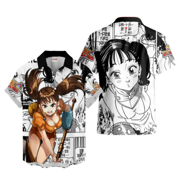 Diane Hawaiian Shirt The Seven Deadly Sins Hawaiian Shirt Anime Hawaiian Shirt