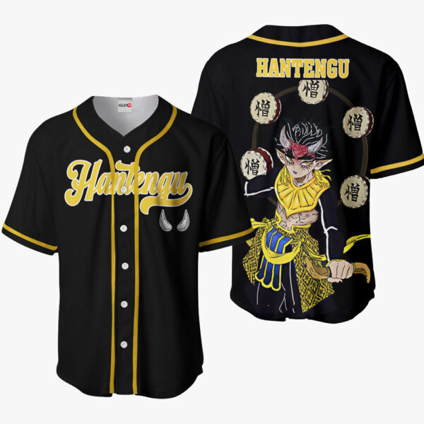 Hantengu Anime Demon Slayer Otaku Cosplay Shirt Anime Baseball Jersey