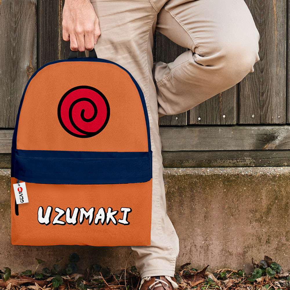 Uzumaki Naruto Backpack Anime Backpack - HookTab.com